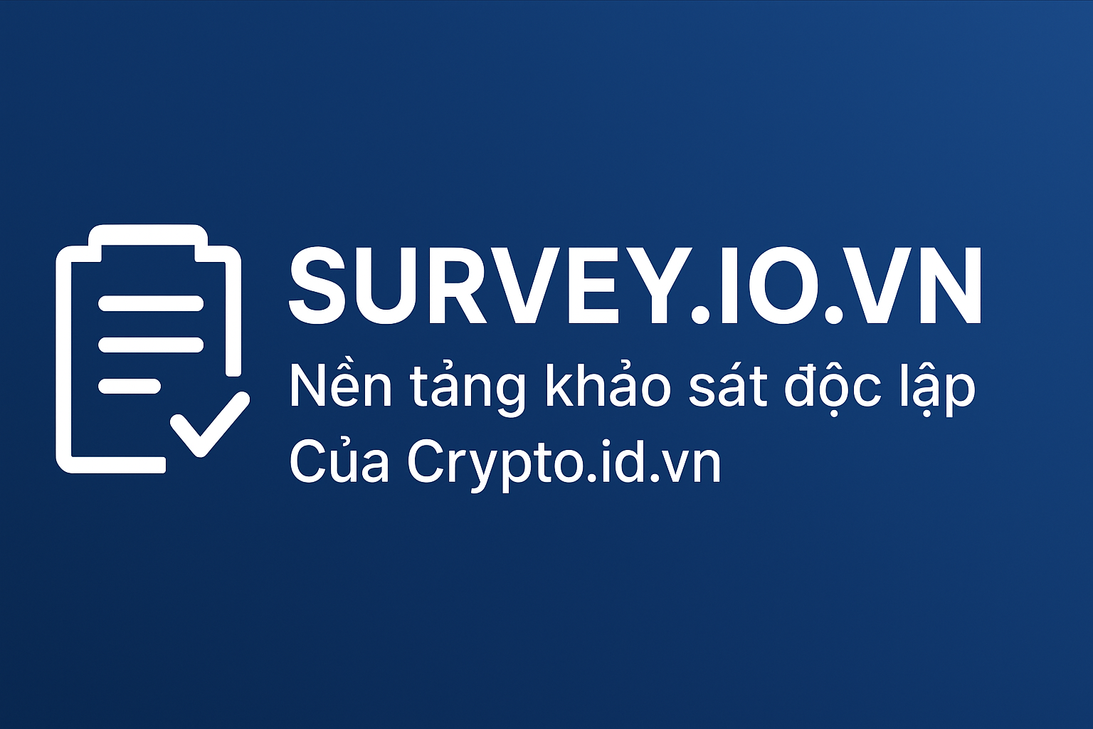 Giới thiệu trang survey.io.vn